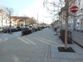 Ansbach: die neu gestaltete Promenade
