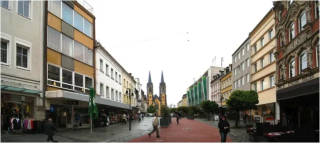 Hof: Beispielhafte Neugestaltung des Straßenraums (Bestand)