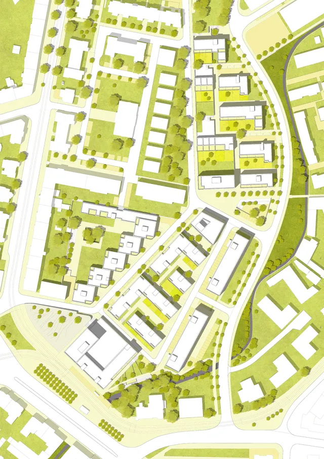 Erfurt: Neues Quartier und seine drei Nachbarschaften