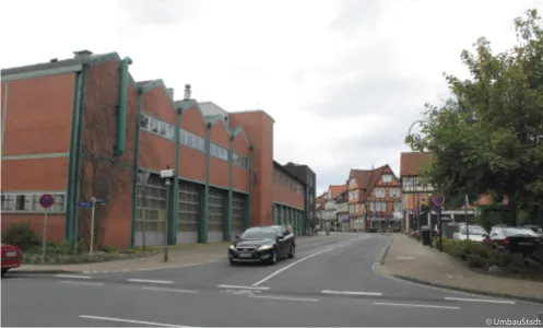 Celle: Blick in die Bergstraße Richtung Westen