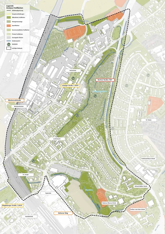 Analyse der Freiräume Fulda Nordend