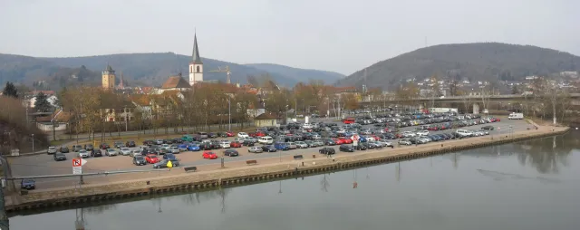 Lohr: Heutiger Zustand der Mainlände