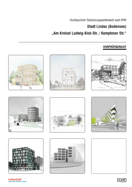 Lindau am Kreisel: Titelblatt des Vorprüfberichts