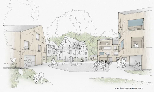 1. Preis_Perspektive (<abbr>HK</abbr> Architekten mit Cukrowicz Landschaften)