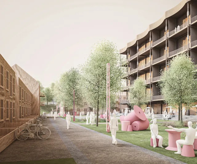 3. Preis: Okidoki Arkitekter <abbr>AB</abbr> mit <abbr>MARELD</abbr> landskapsarkitekter <abbr>AB</abbr>