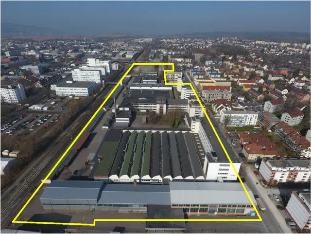 Konstanz_Bückle Areal_Luftbild – Quelle: Johannes Frank Immobilien