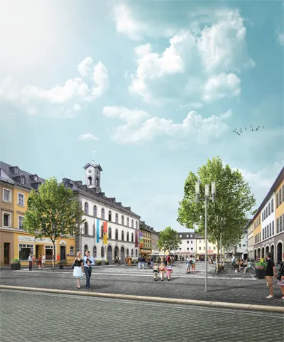 Wunsiedel: Visualisierung Marktplatz