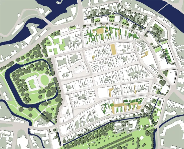 Celle: Lageplan Städtebauliches Entwicklungskonzept