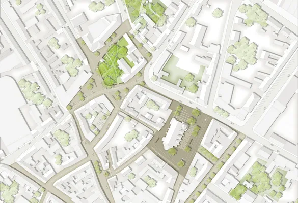 Apolda: Entwurf Lageplan