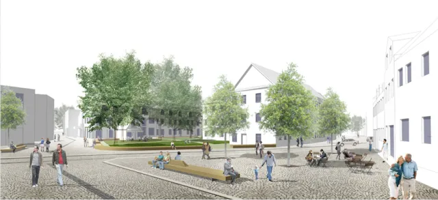 Apolda: Visualisierung Darrplatz