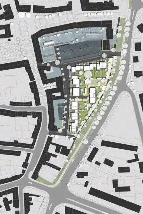 Sömmerda: Lageplan der Siedlung