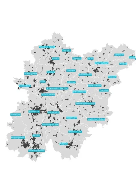 Die Gemeinden des Landkreises